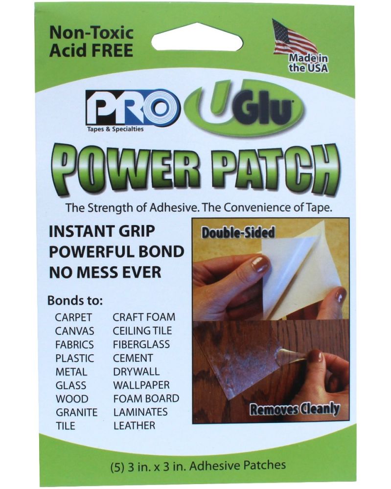 Uglu Adhesive Power Patch 3 x 3in (5pcs)