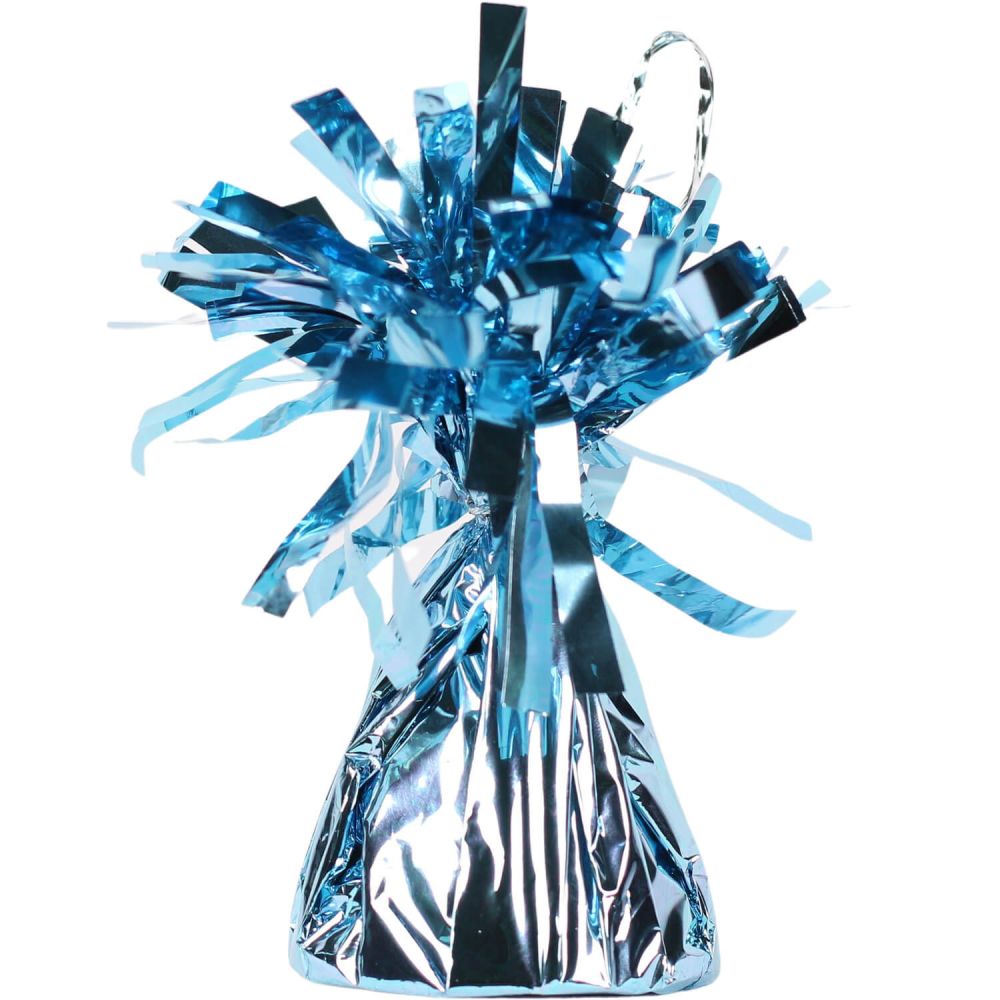 Light Blue Foil Balloon Weight