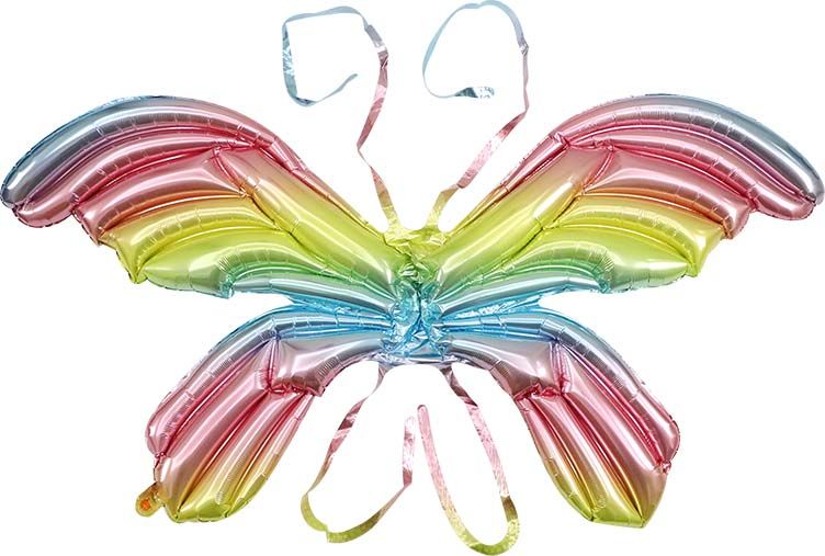 47" Angel Wings Rainbow Balloon
