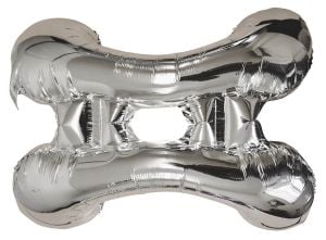 Small Balloon Base Silver (for 17