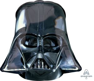 SuperShape Darth Vader Helmet Black Balloon