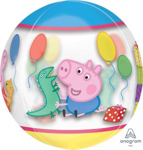 Orbz Clear Peppa Pig Balloon