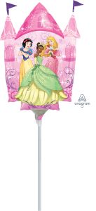 Mini Shape Multi-Princess Castle Mini Balloon