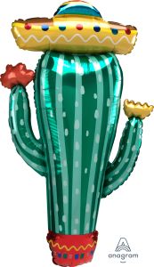 SuperShape Fiesta Cactus Balloon