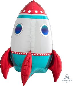 CI: Figurine Rocket Ship Balloon