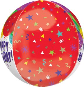 Orbz Happy Birthday Balloons