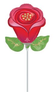 MiniShape Sending Flowers Rose Balloon