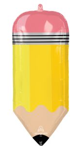 SuperShape Write On Pencil Balloon