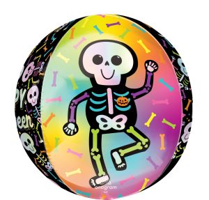 Orbz Bare Bones Halloween Balloon