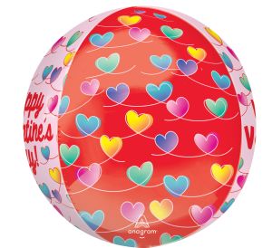 Orbz Happy Valentines Day Infinite Knots Balloon