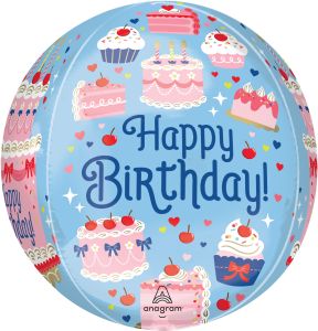 Orbz Cherries on Top Birthday Balloon
