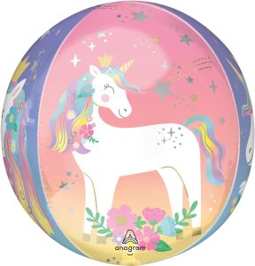 Orbz Whimsical Unicorn Balloon