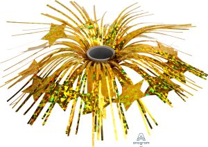 Air-Filled Centerpiece Base Gold