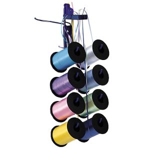 8 Spool Ribbon Dispenser Rack for Helium Tank