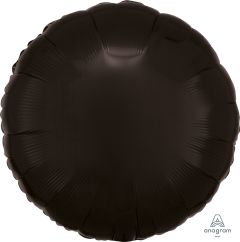 18" Black Circle (non-packaged) Balloon
