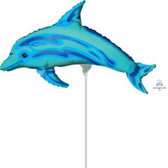 Mini Shape Ocean Blue Dolphin Balloon