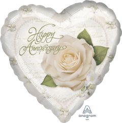 09" Petals & Pearls Anniversary Balloon