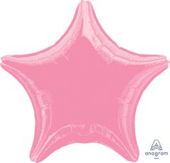 18" Metallic Pink Star (non-packaged) Balloon