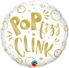18" Pop Fizz Clink (non-packaged) Balloon