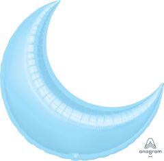 Crescent 26" Pastel Blue Balloon