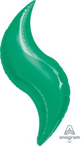 Curve 36" Green Balloon