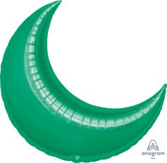 Crescent 26" Green Balloon