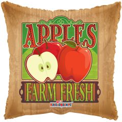 18" Farm Fresh Fruit Apples (non-packaged) Balloon