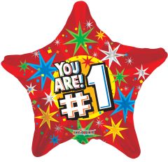 18" You're # 1 Stars Balloon