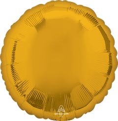 18" Metallic Gold Circle Balloon