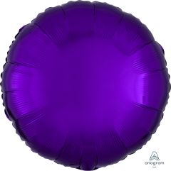 18" Metallic Purple Circle Balloon