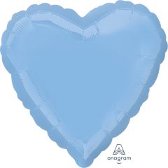 18" Pastel Blue Heart (non-packaged) Balloon