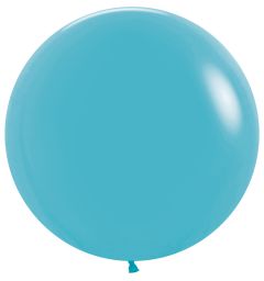 24" Fashion Caribbean Blue (10pcs) Sempertex Balloons