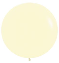 24" Pastel Matte Yellow (10pcs) Sempertex Balloons