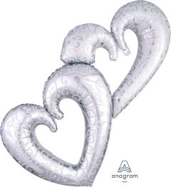 Multi-Balloon Interlocking Hearts