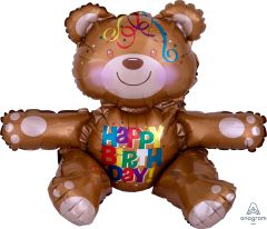 CI: Figurine Happy Birthday Bear Balloon
