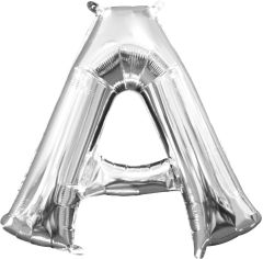 16" Silver Letter A Balloon