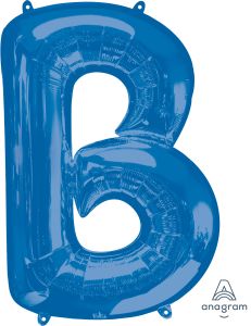 34" Blue Letter B Balloon