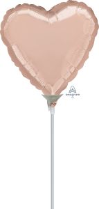 09" Rose Gold Heart Balloon