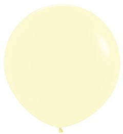 36" Pastel Matte Yellow (2pcs) Sempertex Balloons