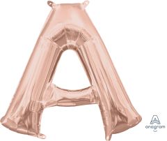 16" Rose Gold Letter A Balloon