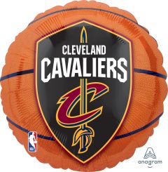 18" Cleveland Cavaliers Basketball Balloon