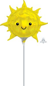 Mini Shape Iridescent Sun Balloon
