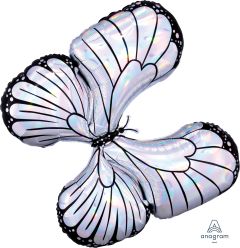 SuperShape Iridescent Butterfly Balloon