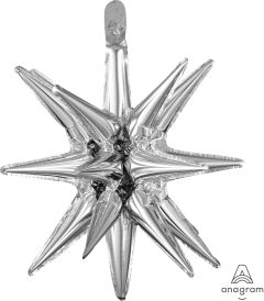 Magic Starburst 20" Silver Balloon