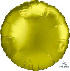 18" Satin Luxe Lemon Round Balloon