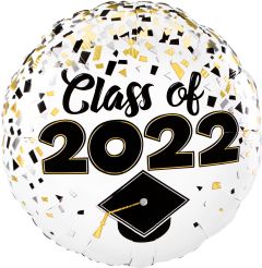 18" Class of 2022 Confetti Balloon