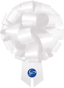 Pull Bow 24" White