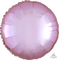18" Metallic Pearl Pastel Pink Circle Balloon