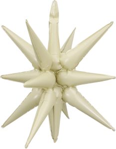 Magic Starburst 22" Cream Balloon
