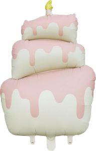 38" Matte Pink Cake Balloon